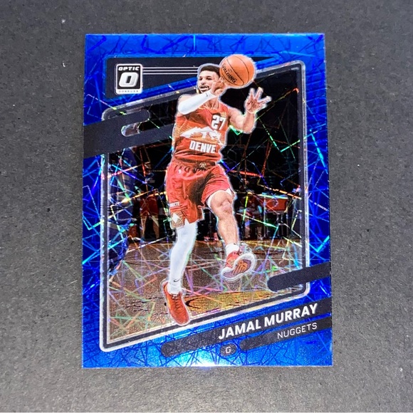 Jamal Murray Panini Blue Velocity Prizm Holo- Donruss Optic 2022 #43 - Picture 1 of 2